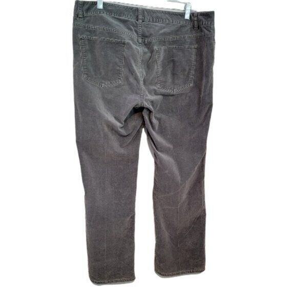 Talbots Pants Trousers Women's Faux Suede Sz 16W Stretch Gray - Picture 4 of 15